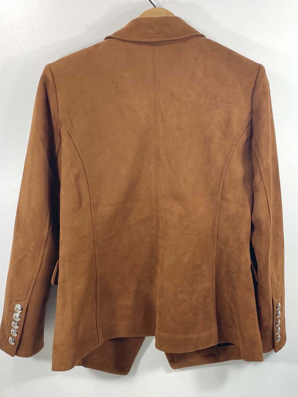 White House Black Market Whisky Double-Breasted Studio Blazer Suit Jacket 6 - Picture 5 of 15